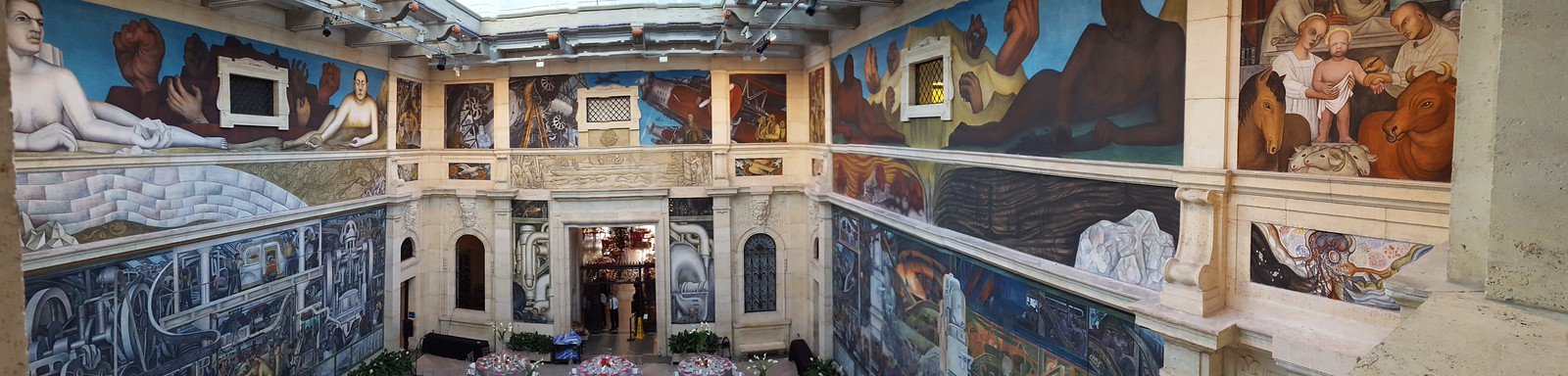 Diego Rivera mural at Detroit Institute of Art