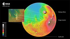 Map of Mars’s Amazonis Mensa in context