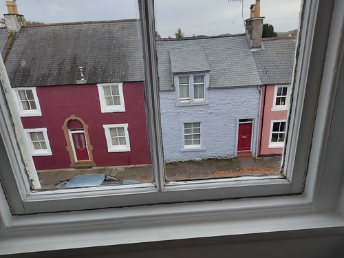 From an upstairs window
