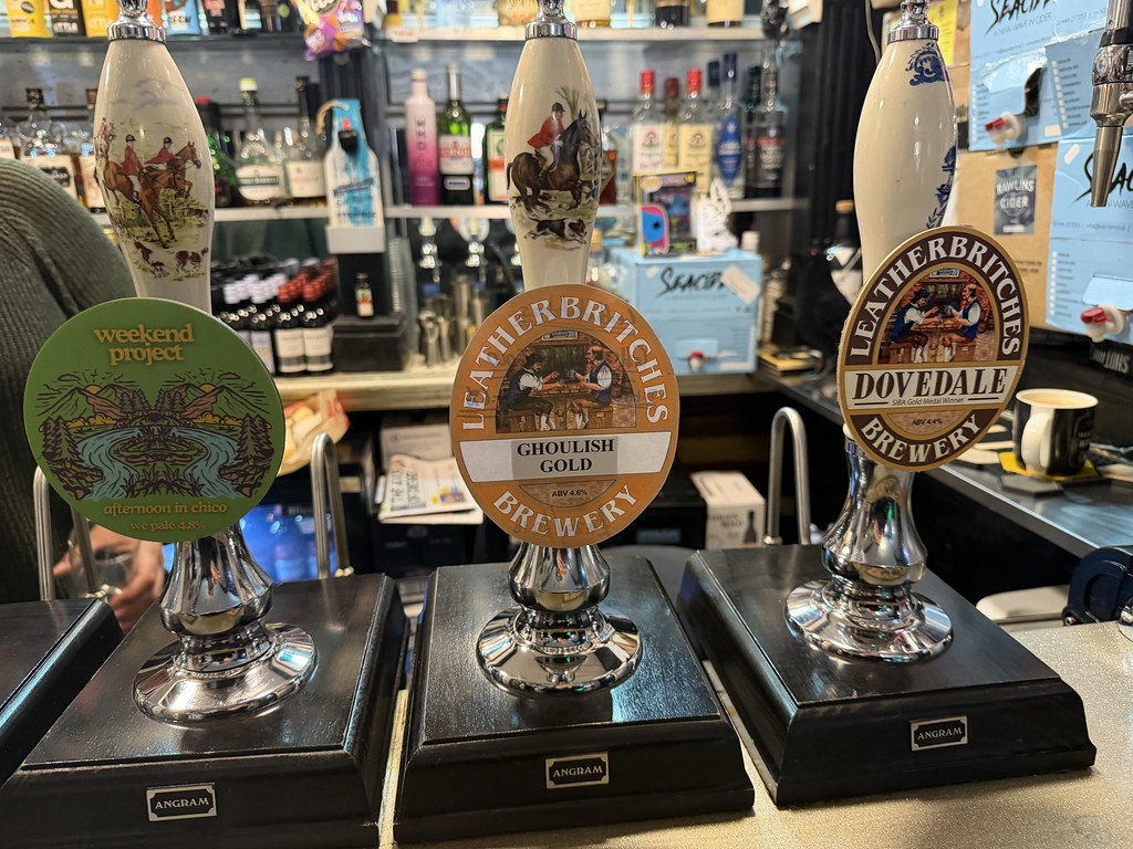 Real ale at the Victoria Inn, Derby