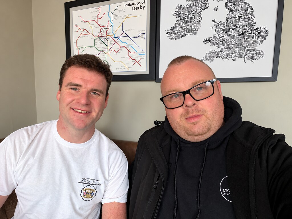 Derby pub day out with Niall from From Sheffield with Pubs