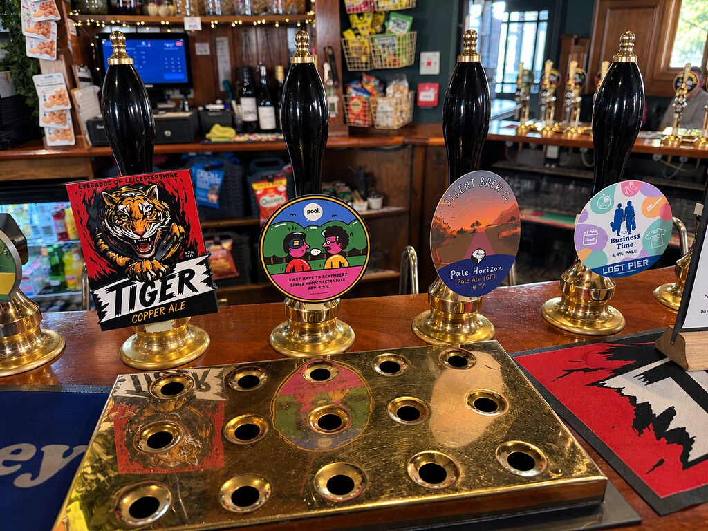 Beer at The Five Lamps, Derby