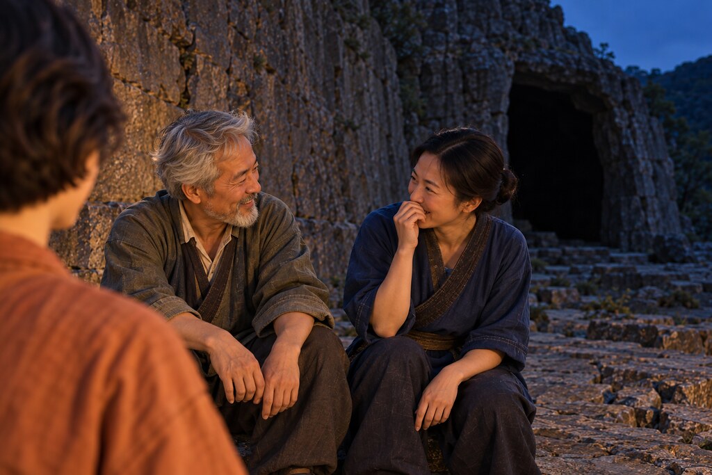 史旺姬《把太陽請出來》第8幅，第2章「笑聲不是命令」