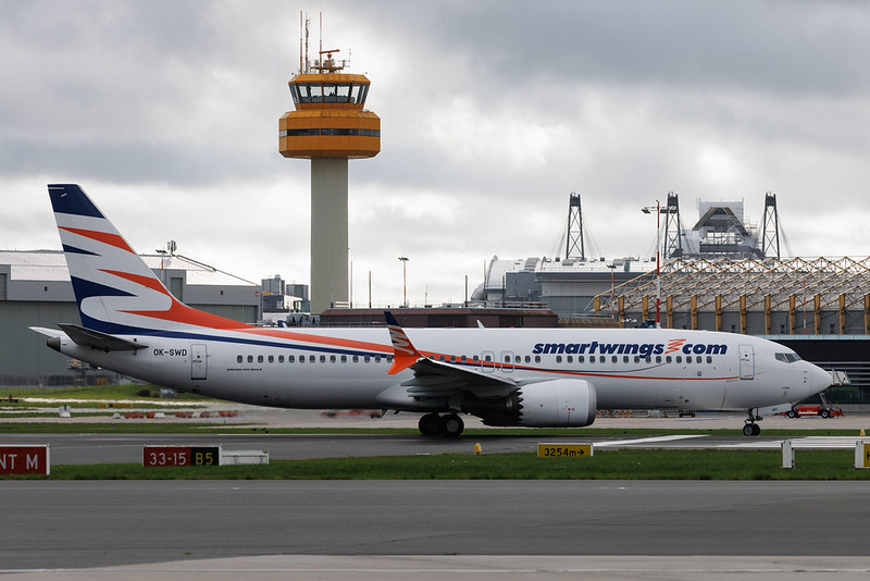 Hamburg Airport: Smartwings (QS / TVS) | Boeing 737 MAX 8 B38M | OK-SWD | MSN 43557