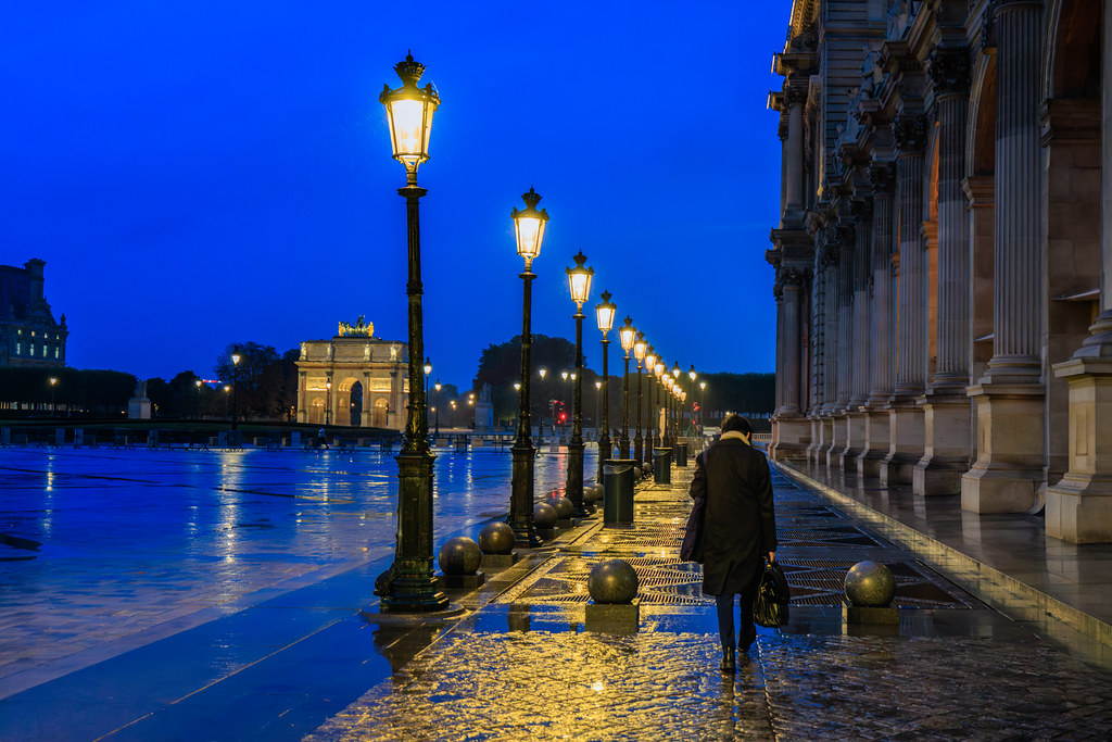 Dawn at the Louvre