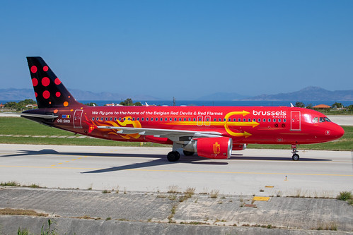 Brussels Airlines - Airbus A320-214 OO-SNO @ Rhodes | by Shaun Grist