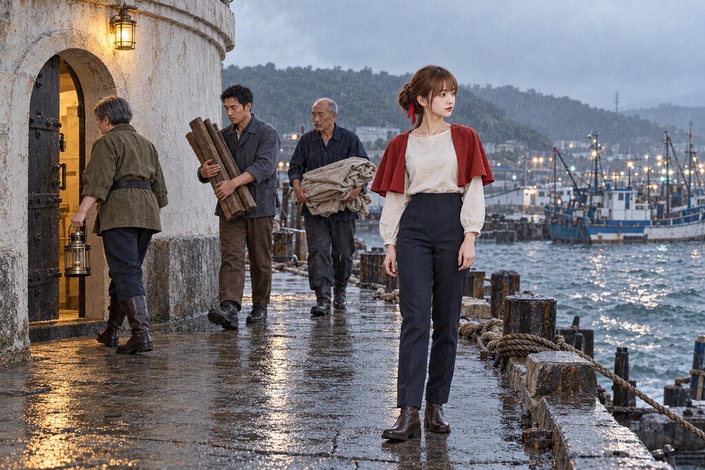 史旺姬《把海上的人帶回家》第16幅，第3章「風不聽命令」