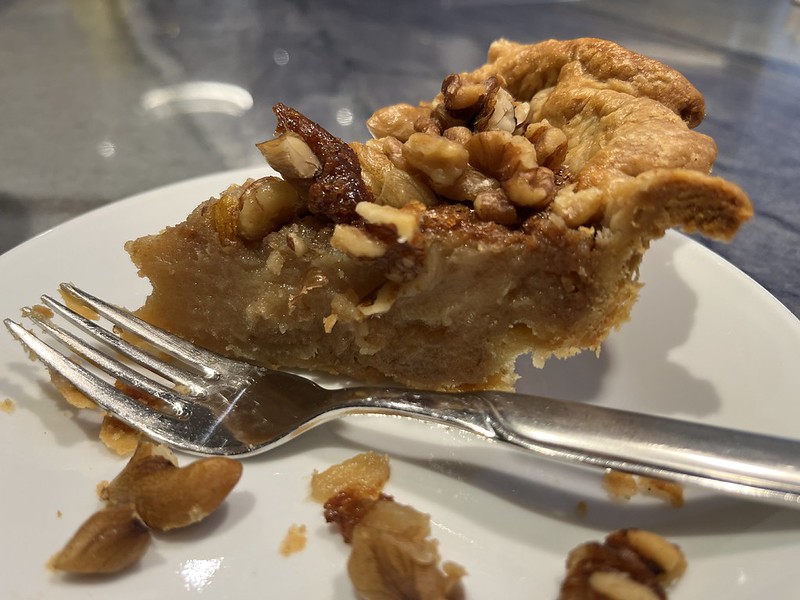 Walnut and Heartnut Pie