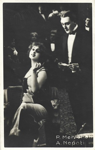 Pina Menichelli and Alberto Nepoti in Tigre reale (1916)