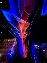 Space spider web