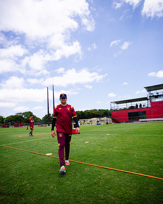 Jogadores do Sport Club do Recife participam de treinamento com o comando do Técnico Mariano Soso no CT do Sport, em Recife (PE), neste segunda-feira, 26 de Outubro de 2026, como parte da preparação da equipe para a partida contra o Botafogo-SP, válida pela 36ª rodada do Campeonato Brasileiro da Série B. Foto: Paulo Paiva / Sport Club do Recife. Treino CT Sport | 26/10/2026