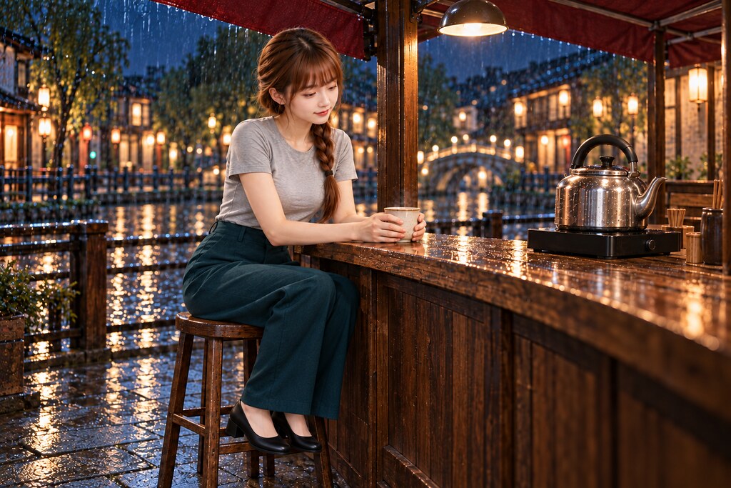 史旺姬《城市夜班》第20幅，第2章「各自的時間」