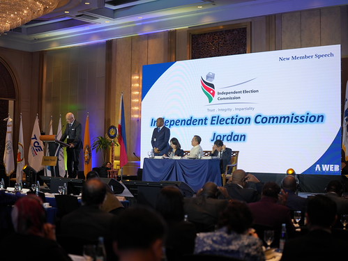 New member speech by the Independent Election Commission of Jordan