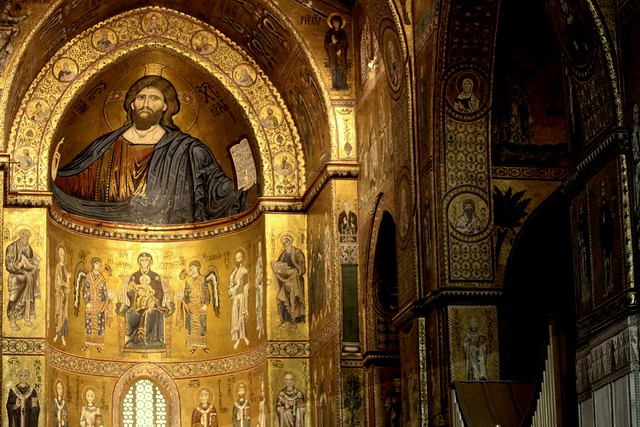 Monreale Dome -Byzantine mosaic
