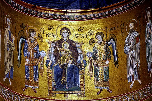 Monreale Dome, byzantine mosaics
