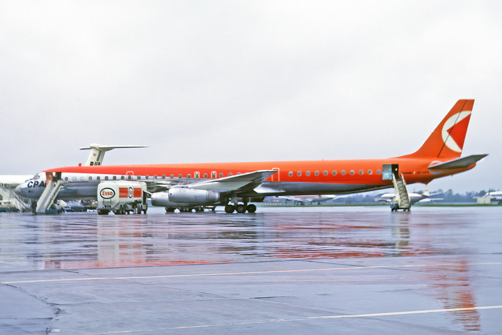 238. CF-CPQ Douglas DC-8-63 CP Air LGW 10MAY69