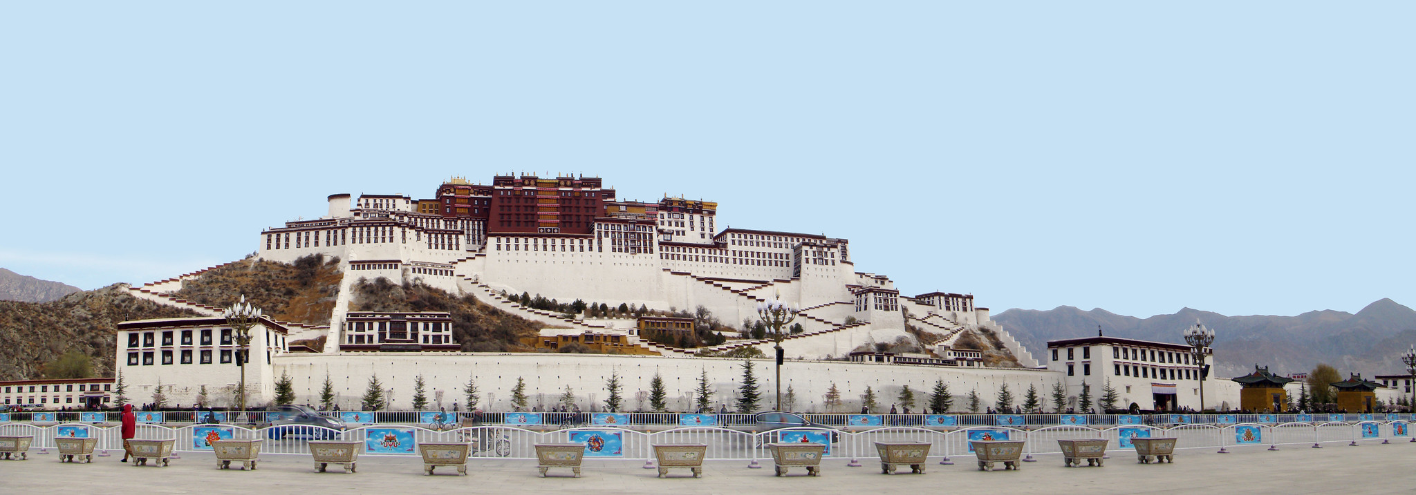 vista exterior Palacio Potala Lhasa Tíbet 