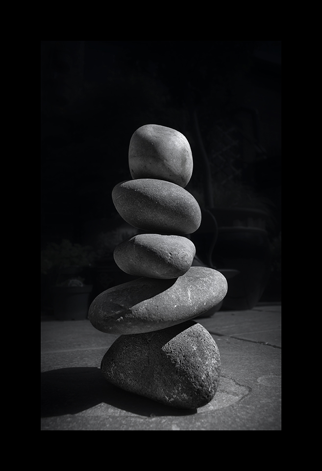 Pebble Balancing by Nicholas M Vivian