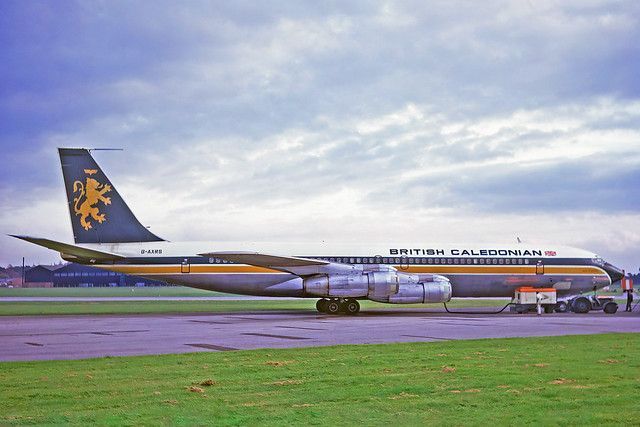 G-AXRS 2 Boeing 707-355C British Caledonian Airways MAN 01OCT71