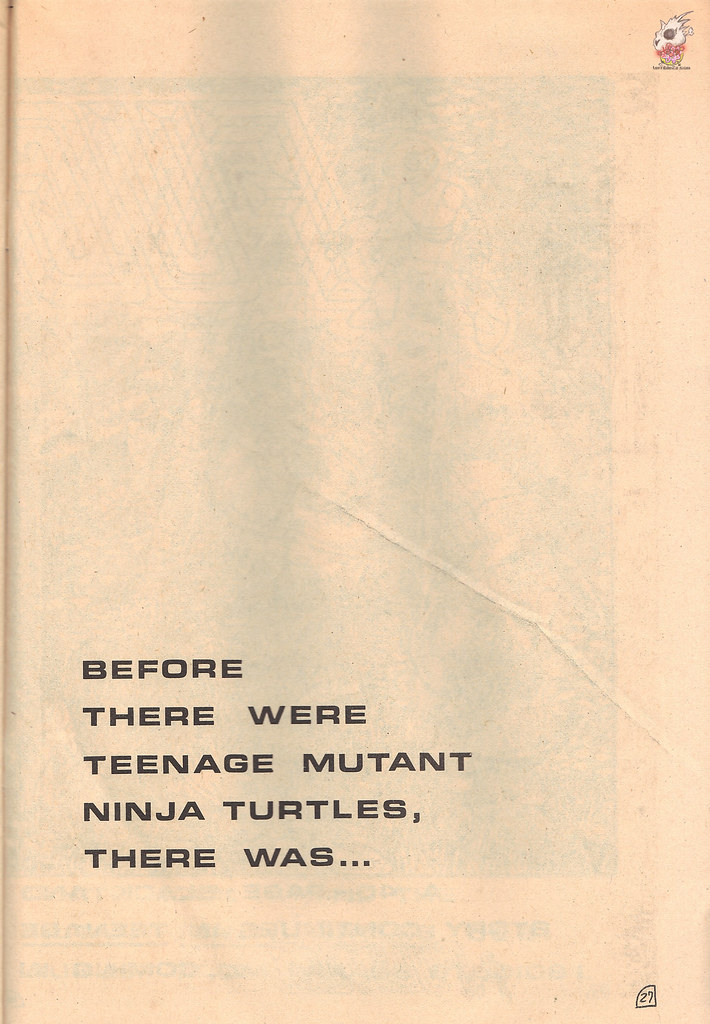 RAPHAEL, TEENAGE MUTANT NINJA TURTLE #1 { ORIGINAL MICRO SERIES }  // "FUGITOID #1" ad-spread A (( 1985 )) by tOkKa