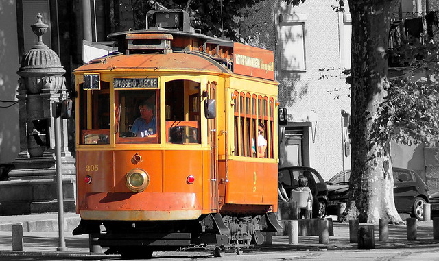 Tram from Porto to Foz