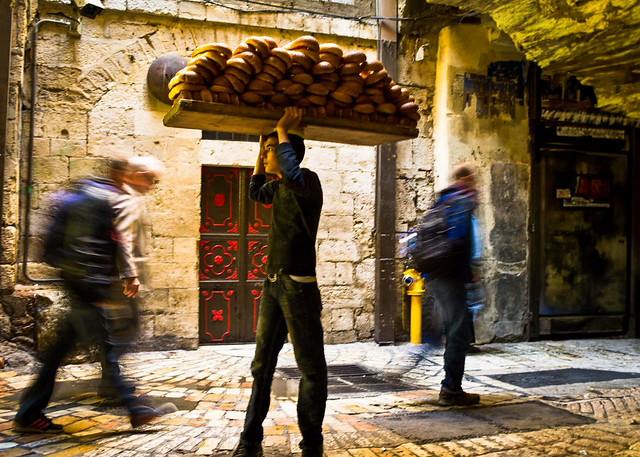 Early delivery - In the old city of Jerusalem