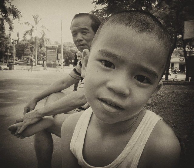 Saigon. Father and Son