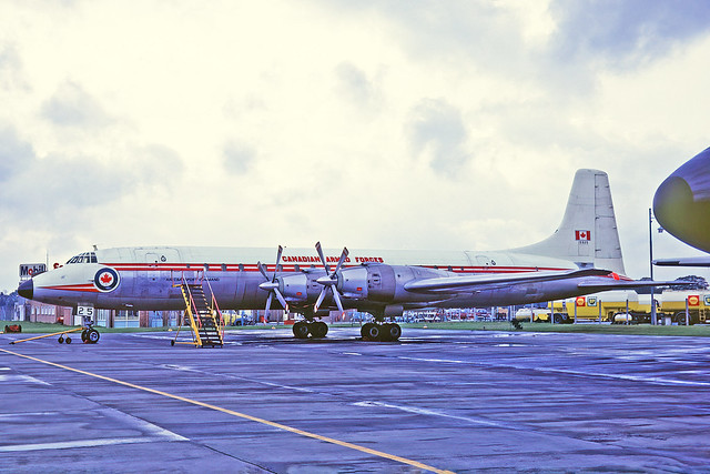 241. 15925 Canadair CL-44-6 (CC106 Yukon) Canadian Armed Forces LGW 17MAY69