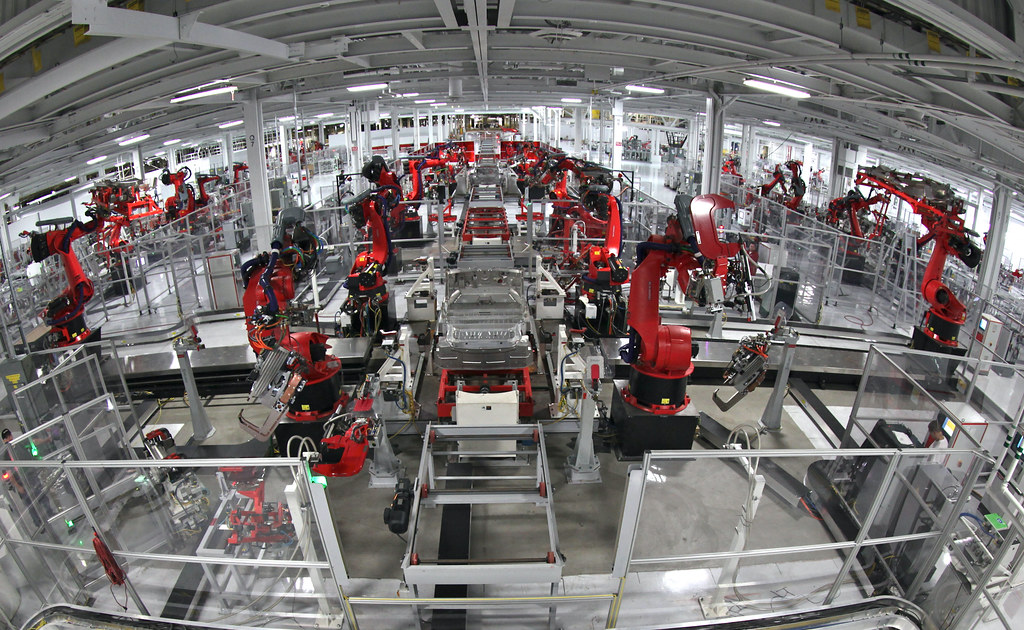 Tesla Motors Assembly Line