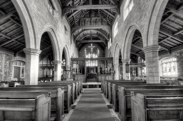 Inside The Church Of St Helen In Waddington ... Lancashire