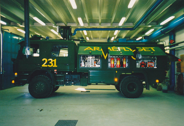 Scania P93H airport fire truck