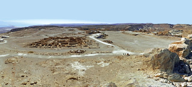 vista de la Fortaleza Masada Israel Patrimonio de la Humanidad 04