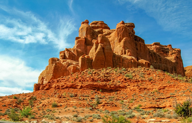 Rock Formation in Arches National Park, Utah