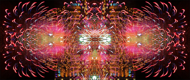 Rose Festival Fireworks • Rotating Magnetic Tesla Resonance Test