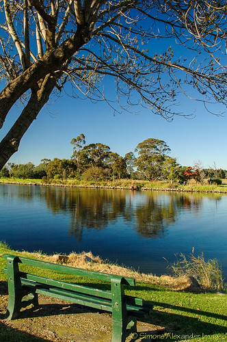 Johnsonville - Tambo River by simone_a13, reflection river australia bluesky victoria eastgippsland