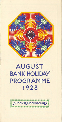 London Underground Group - August Bank Holiday leaflet, 1928 | by mikeyashworth