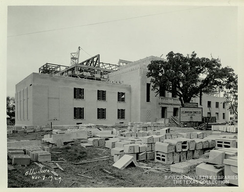 Waco Hall Construction (Gildersleeve album) Front, November 7, 1929