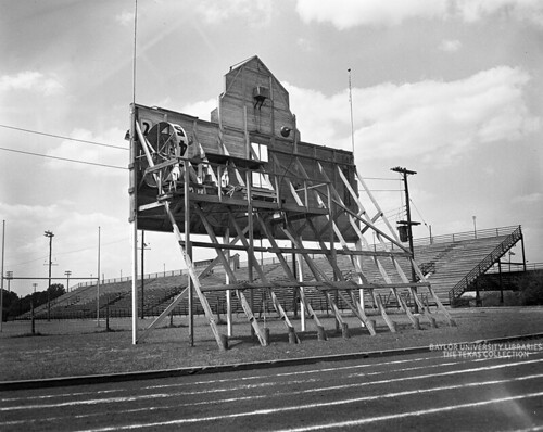Municipal Stadium Scoreboard, Waco, Texas, 1949, Baylor University