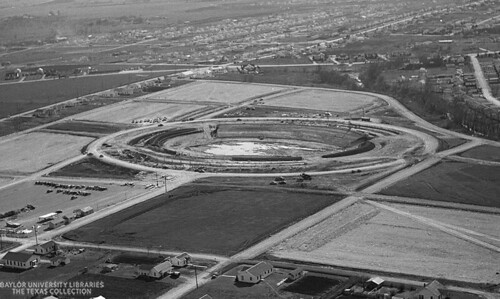 Baylor (Floyd Casey) Stadium Construction Aerial (2), circa 1949