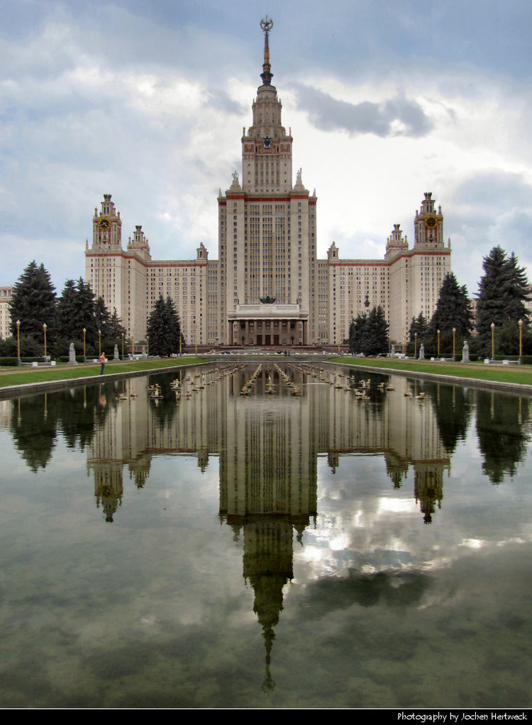 Moscow State University Reflection, Moscow, Russia
