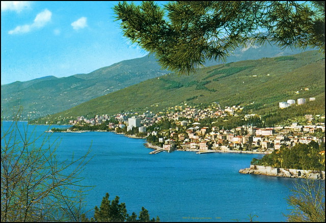 0003 R Opatija Croatia panorama  ~ 1980 General View Turistkomerc 226