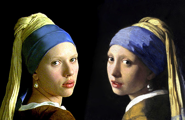 Vermeer.Pixels versus cracks