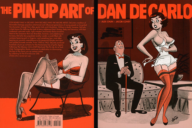 Fantagraphics Books - Alex Chun & Jacob Covey - The Pin-Up Art of Dan DeCarlo (with back)