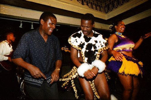 Albert Nyathi Zimbabwean African Cultural Poet and Musician Performing with Sbusi and His Talented Group at The Africa Centre Covent Garden London August 2000 106 | by photographer695