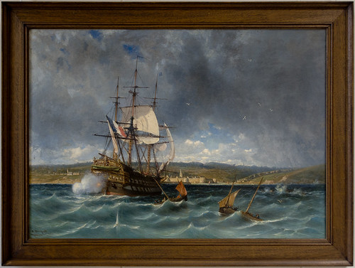 BOUQUET Michel 1861c Le Vétéran entrant à Concarneau | by PoissArt