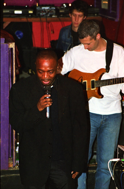 Singers Open Microphone with Asha on Keyboard The Spot Maiden Lane Covent Garden London West End September 2001 086