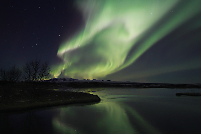 Aurora Borealis, Thingvellir, Iceland