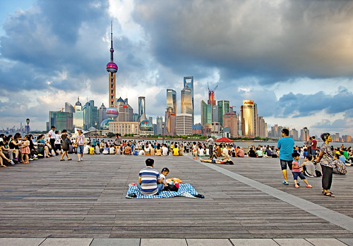 china sunset panorama shanghai 上海 pudong idle bund jeanpaul chine margnac idletime