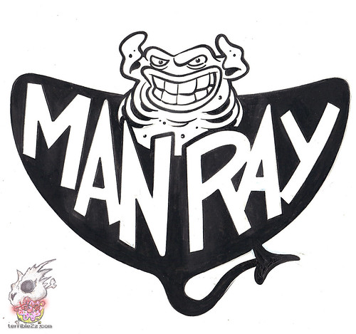 TEENAGE MUTANT NINJA TURTLES ADVENTURES :: Unpublished "MAN RAY" logo by Ryan Brown  (( 1990 )) by tOkKa