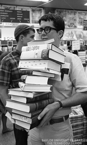 Baylor University Bookstore, 1960s, Students Buying Books (2)